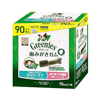 Amazon | グリニーズ プラス カロリーケア 超小型犬用 ミニ 1.3
